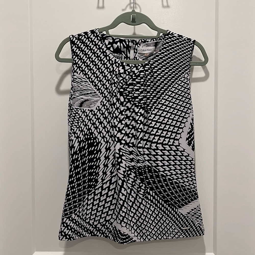 Calvin Klein Pattern Dress Tank Top Size M